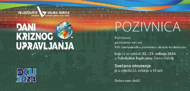 Pozivamo vas na međunarodnu konferenciju Dani kriznog upravljanja